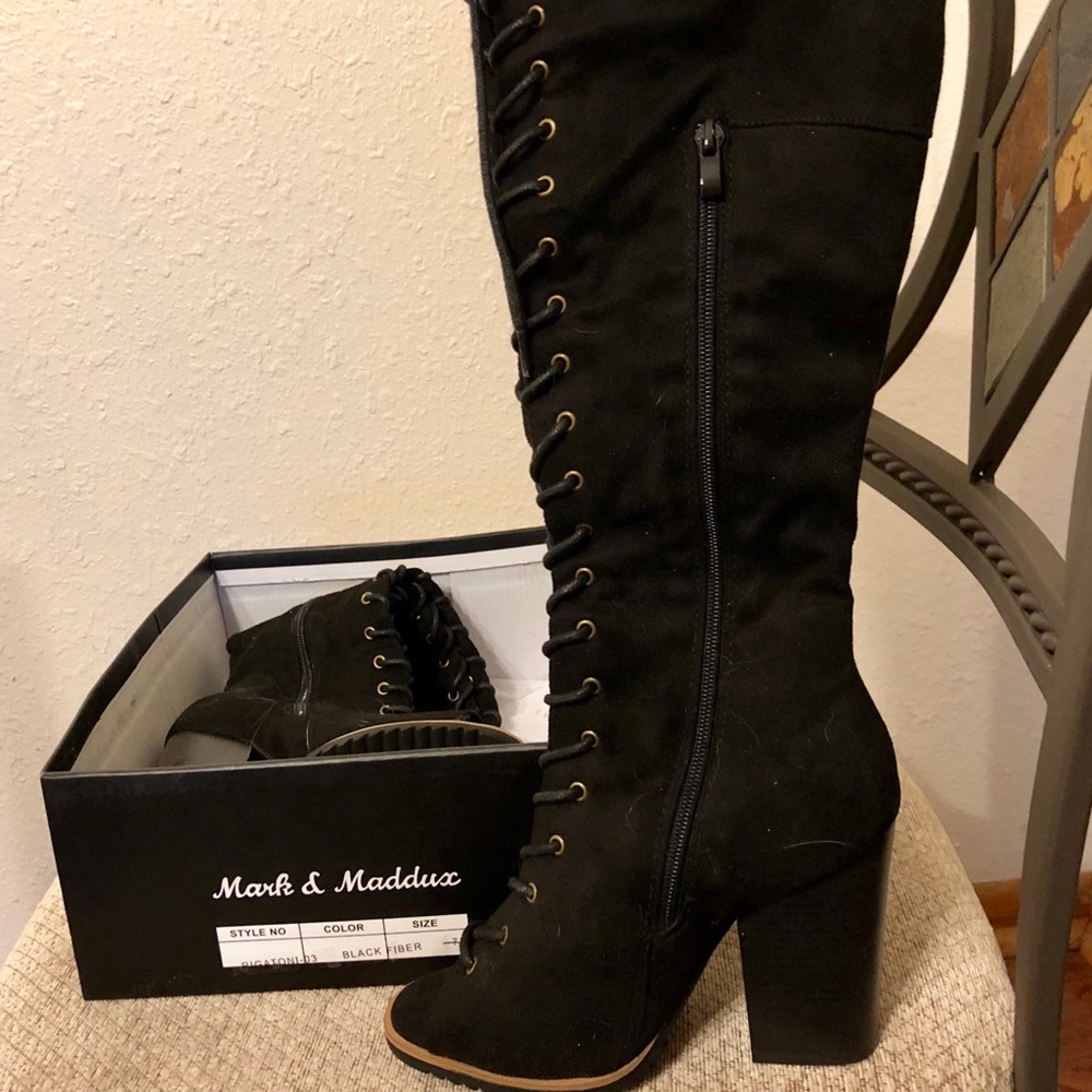 Mark & Maddux Black Boots